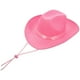 thumbnail image 3 of Sombrero de vaquero estilo occidental, color rosa, para vaquera, para cosplay, disfraz de fiesta, 3 of 6