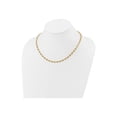 thumbnail image 4 of Gem & Harmony 14K Yellow Gold Polished Puffed Mariner Link Necklace (18 inches) for Women, 4 of 6