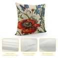 thumbnail image 4 of PRATYUS  Lumbar Throw Pillow Covers Outdoor Summer Spring Garden Flowers Farmhouse Décor Outside Furniture Bench Decorative Cushion Cases for Patio Sofa Couch Chair Bed 18x18in, 4 of 5