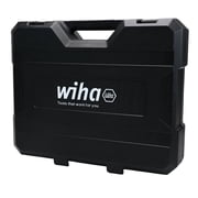Wiha Tools Insulated 26 Piece Tool Set with Sockets, Ratchets, Extension Bars, Wrenches, Pliers, Cutters, Screwdrivers, Cable Stripping Knife, and Tweezers in 18.11 L x 14.56 W x 4.33 H Tool Case.