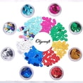 thumbnail image 3 of 1Set DIY Ornament Accessories Plastic Paillette Beads Sequins Beads Disc 15x30mm Mixed Color, 3 of 9