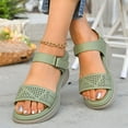 thumbnail image 6 of Quaouag Wedge Sandals For Women Low: Dressy Summer Sandal - Comfortable Sandals, 6 of 7