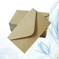 thumbnail image 3 of KAKOWELY 40pcs Classic Import Kraft Paper Envelopes Kraft Paper Invitations Postcard Envelope for Writing Letters,3.94"X2.36"X0.08", 3 of 4
