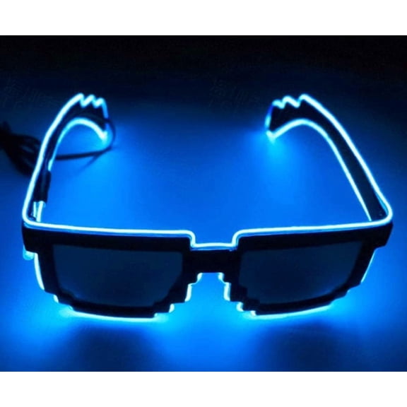 Light Up Glasses,LED Party Glasses for Adults & Kids-Cool Flashing Sunglasses | Halloween, Cosplay, Club,Gift Ideas