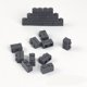 thumbnail image 1 of Ladrillos de pared gruesos de partículas pequeñas, 1x2, 1x3, 1x4 puntos, accesorios a granel, puertas, ventanas, bloques de construcción DIY, juguete educativo para niños,120pcs DK grey 1x2, 1 of 7