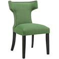 thumbnail image 2 of Modway Curve Fabric Dining Chair in Kelly Green, 2 of 4