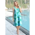 thumbnail image 6 of Dreams & Co. Plus Size Print Sleeveless Square Neck Lounger, 6 of 6