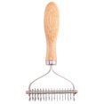 thumbnail image 1 of Pet Grooming Brush, 2 Sided Undercoat Rake for Dogs & Cats,Safe Dematting Comb & Deshedding Tool for, 1 of 5