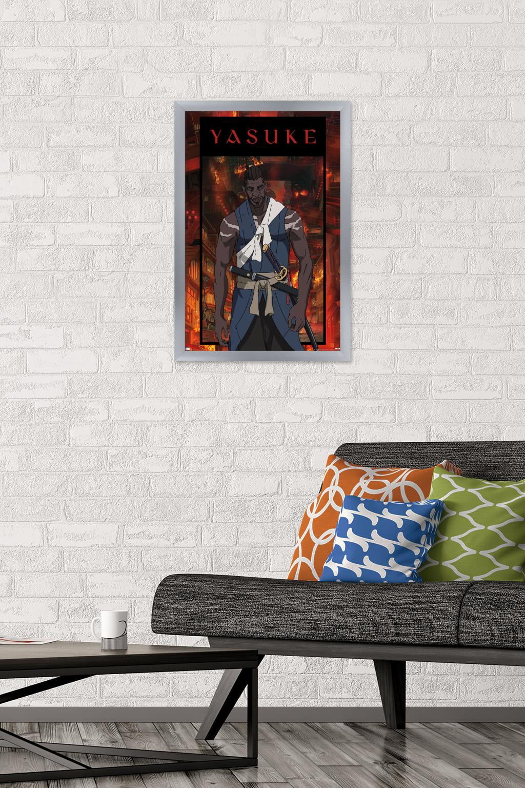 Netflix Yasuke - Key Art Wall Poster, 14.725" x 22.375" Framed