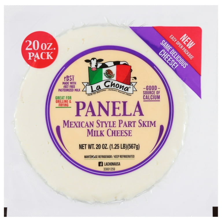 La Chona Part Skim Milk Mexican Style Panela Cheese 20 oz