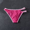 thumbnail image 5 of LODIENY Lace Frilly Panties for Men One Sided Cross Over Double Belt Pouch Mesh Briefs Underwear Pink XL, 5 of 6
