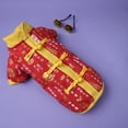 thumbnail image 3 of Billuyoard Ropa para perros, ropa para mascotas, traje Tang, estilo chino de Año Nuevo, calidez de invierno, múltiples estilos flexibles para caniche Ropa para mascotas rojo L Billuyoard PT000712-09, 3 of 6