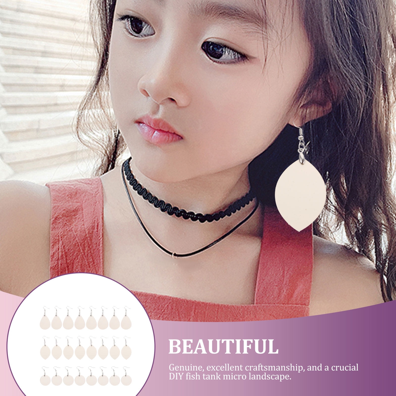 MLINS 72 Pcs  Sublimation Blank Products DIY Sublimation Earrings Blank Pendants Teardrop Earrings
