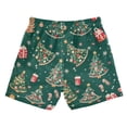 thumbnail image 7 of FORMRS Boys Swim Trunks Quick Dry Mesh Liner Boardshorts Sizes XS-XL, Green Christmas Gingerbread, 7 of 7