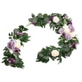 thumbnail image 3 of 2cps Set Wedding Floral Decorations Rose Shape Lifelike Vivid Color Odorless Welcome Flower Decorations, 3 of 21