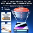 thumbnail image 2 of Full Cover Screen Protector For iphone 16 15 14 13 12 11 Pro Max Deliver Mount Tempered Glass for iphone 15 Plus XR XS MAX Glass, 2 of 6