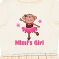 thumbnail image 4 of Inktastic Mimi's Girl Monkey Girls Toddler Dress, 4 of 5