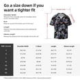 thumbnail image 7 of Fotbe Sunflowers print Short Sleeve Button Down Shirts for Men Casual Summer Beach Wrinkle Free Shirt-XX-Large, 7 of 7