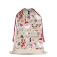 thumbnail image 3 of Christmas Bags Drawstring,Beige Christmas Santa and Reindeer Pattern Large Xmas Christmas Gift Bags,Reusable for Xmas and New Year Party Favors and Supplies,27.6" X 19.7", 3 of 6