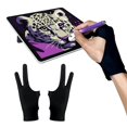 thumbnail image 1 of Guantes de dibujo AmberVec [paquete de 2] para tableta iPad talla S, 1 of 6