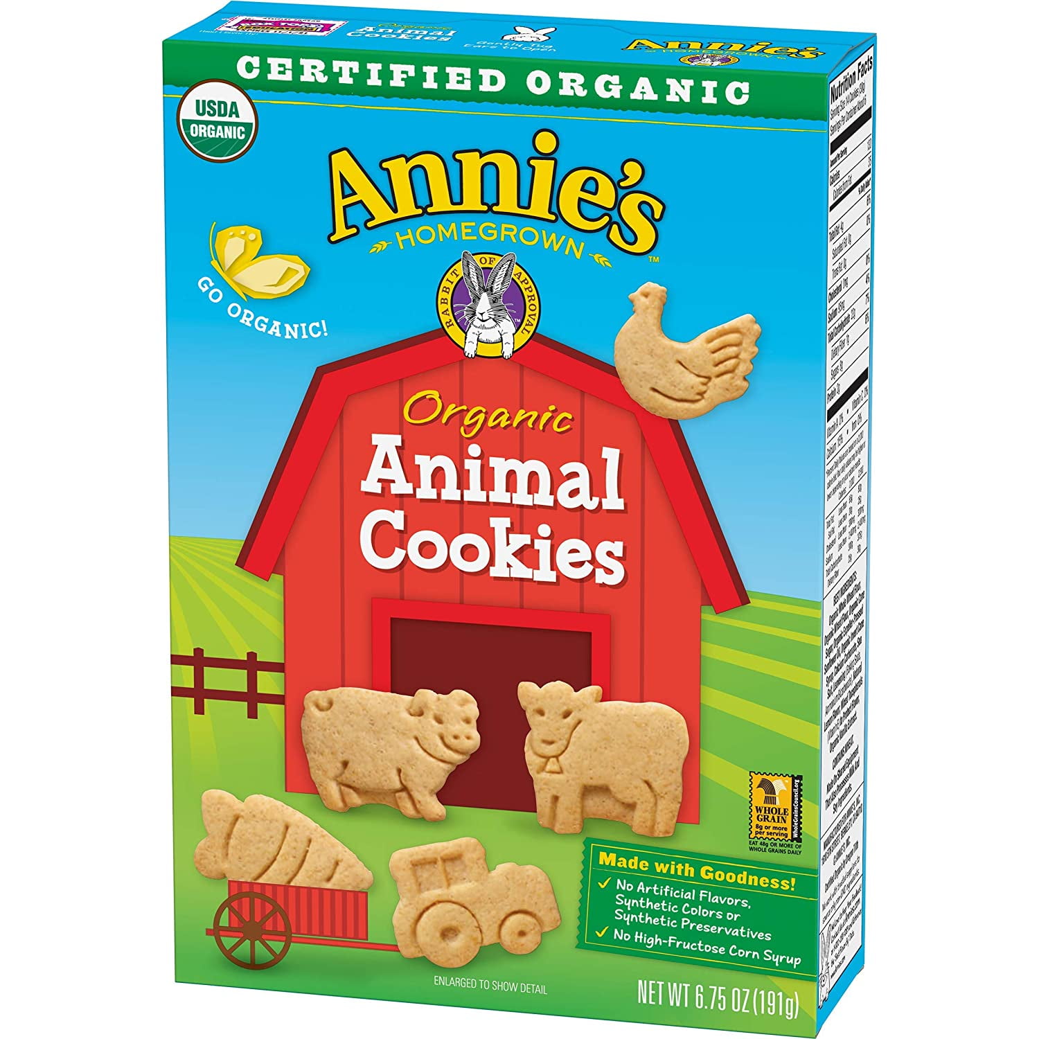 Annies Organic Animal Cookies, 6.75 oz