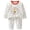 White, variant on Quealent Little Boy Space Pajama Set Soft Cotton Cute Print Sleepwear Long Sleeve Pjs (Beige, 8-9 Years)