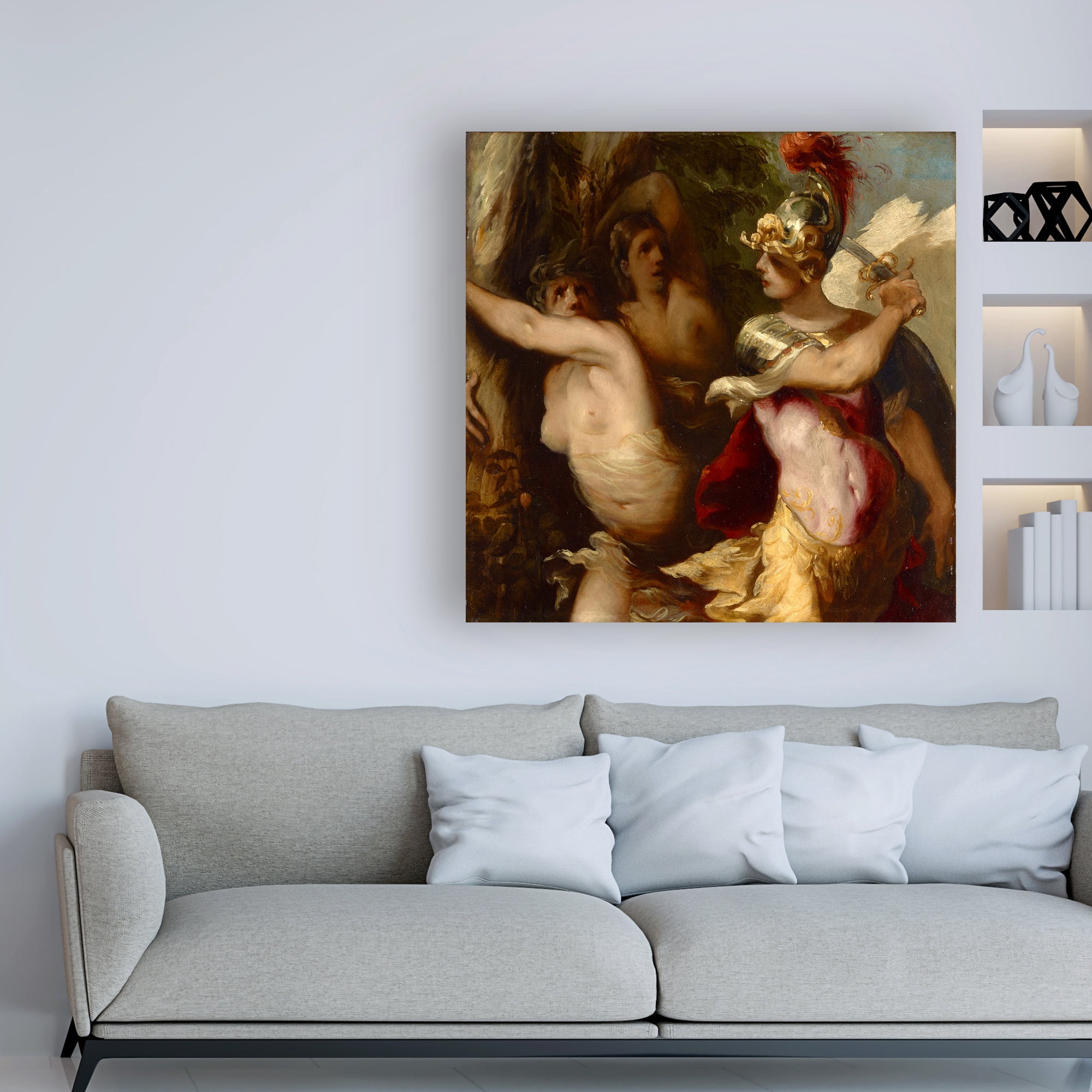 Maffei 'Rinaldos Conquest of the Enchanted Forest' Canvas Art