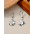 thumbnail image 2 of CACA LADY 925 Sterling Silver Snowflake Earrings Snowflake Dangle Earrings Christmas Jewelry for Women, 2 of 5