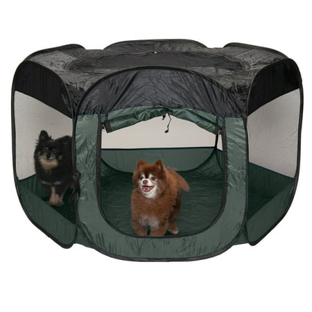 UPC: 0815181029760 | FurHaven Pet Products Mesh Open-Air Pet Playpen – Hunter Green  Extra Large