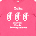 thumbnail image 4 of Inktastic Funny Tuba Player Music Joke Youth T-Shirt, 4 of 5
