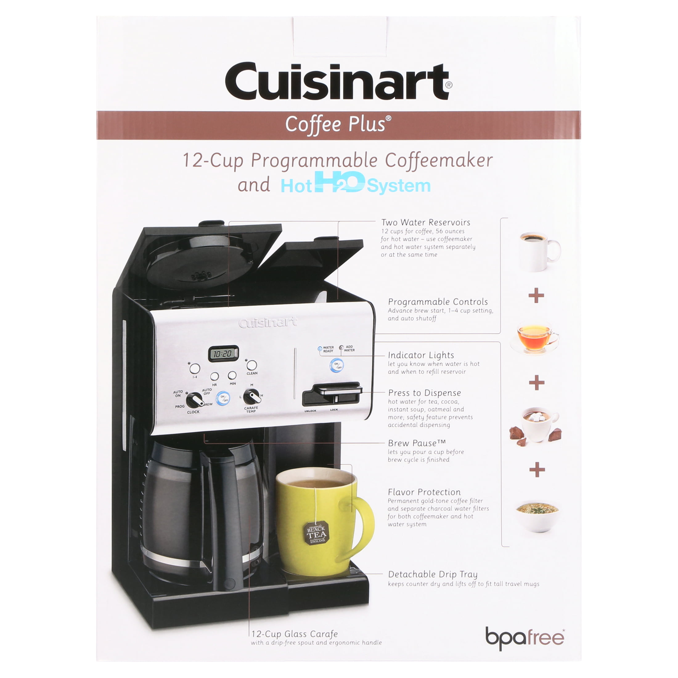Cuisinart Coffee Plus 12-Cup Coffee Maker & Hot Water System