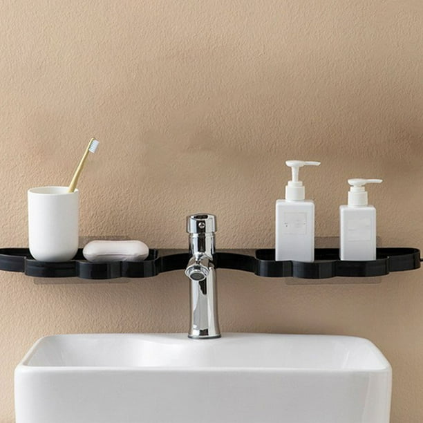Estantería de Ducha, Estantes Esquineros, Organizador de Pared para Baño, Cocina, Dormitorio, Sala de Estar, Estante Esquinero Multifuncional para Cocina, Sin Perforaciones.