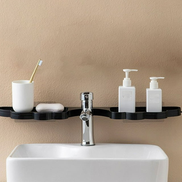 Kcavykas Clearance Sales Shelves Shower Shelf Corner Shelves Wall Storage Display Organizer for Bathroom Kitchen Bedroom Living Room Corner Shelf Kitchen Multifunctional Non-perfora