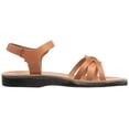 thumbnail image 2 of Jerusalem Sandals Womens Miriam Leather Open Toe Casual Slingback Sandals, 2 of 5