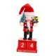 thumbnail image 5 of Calendario de Navidad, calendario de números cuadrados, bloque de decoración navideña, regalos de Navidad, decoración de mesa para mostrador de año, 5 of 9