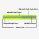 thumbnail image 4 of Wosthever 2 bandas reflectantes, brazalete elástico, pulsera, correas para piernas y tobillos, cinta reflectora de seguridad, correas para correr de Ciclismo Wosthever OD2737-00B, 4 of 6