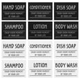 thumbnail image 1 of Miangastore 12PCS Hand Soap Sticker Assorted Color PVC Labels for Bathroom Organization, 1 of 8