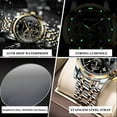 thumbnail image 6 of POEDAGAR Luxury Men Watch Casual Waterproof Chronograph Luminous Date Man Wristwatch Sports Stainless Steel Men's Quartz Watches, 6 of 10