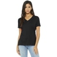thumbnail image 4 of Bella Canvas 6405 Missy Jersey T-Shirt à Manches Courtes à Col en V, TG, 4 of 6