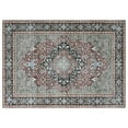 thumbnail image 2 of CAROMIO Area Rug Vintage Distressed Machine Washable Area Rug for Living Room Traditional Medallion Non-Slip Accent Rug, 9' x 12' Brown/Black, 2 of 5