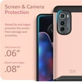 thumbnail image 6 of TUDIA Merge Motorola Edge 2022 Phone Case Dual Layer Slim Shockproof Heavy Duty - Rose Gold, 6 of 7