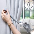 thumbnail image 6 of Minzimin Magnetic Curtain Tiebacks, Curtain Ties, No-Drill Holdbacks, 6 of 8