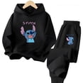 thumbnail image 5 of Sudadera con capucha y estampado de Stitch para niños y niñas, ropa informal con letras, estilo kawaii, moda, anime, manga, dibujos animados, 5 of 5