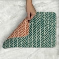thumbnail image 5 of (4 pack) Conimar Chevron Spice, Reversible Individual Table Placemat, 17.13" x 11.25", Flexible Plastic, 5 of 7