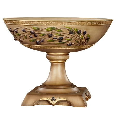 Vernazza Olives Centerpiece Bowl Tawny
