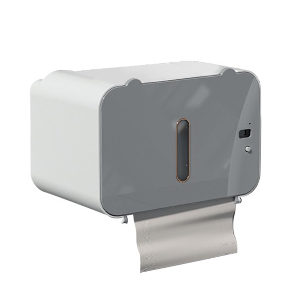 El papel del soporte de la pared deja de lado la carga USB de la caja de papel de bombeo del sensor elegante impermeable