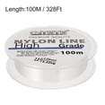 thumbnail image 2 of Uxcell 328FT 7lb 2.0# Fluorocarbon Coated Monofilament Nylon Fishing Line String Wire Clear, 2 of 6
