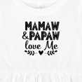 thumbnail image 4 of Inktastic Mamaw and Papaw Love Me Grandchild Girls Baby Dress, 4 of 5