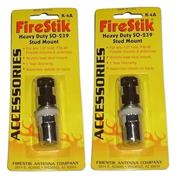 Heavy Duty CB Radio Antenna Mounting Stud for Firestik K-4A