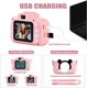thumbnail image 5 of Cámara para niños: mini cámara digital recargable, videocámara fotográfica, regalo para niñas y niños de 3 a 12 años, con tarjeta 32G/1080P HD/funda de silicona resistente a los golpes, 5 of 5